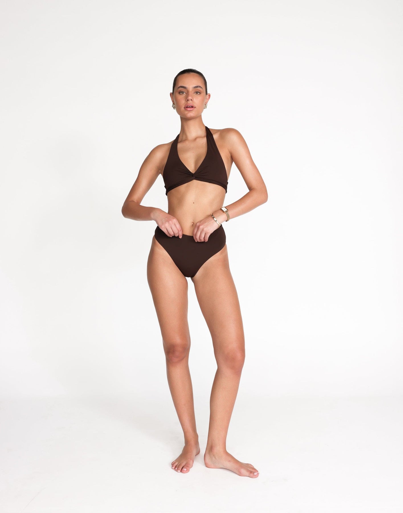 Collective Swimwear - Beni Bikini Top (Chocolate)
                Add to wishlist third image
