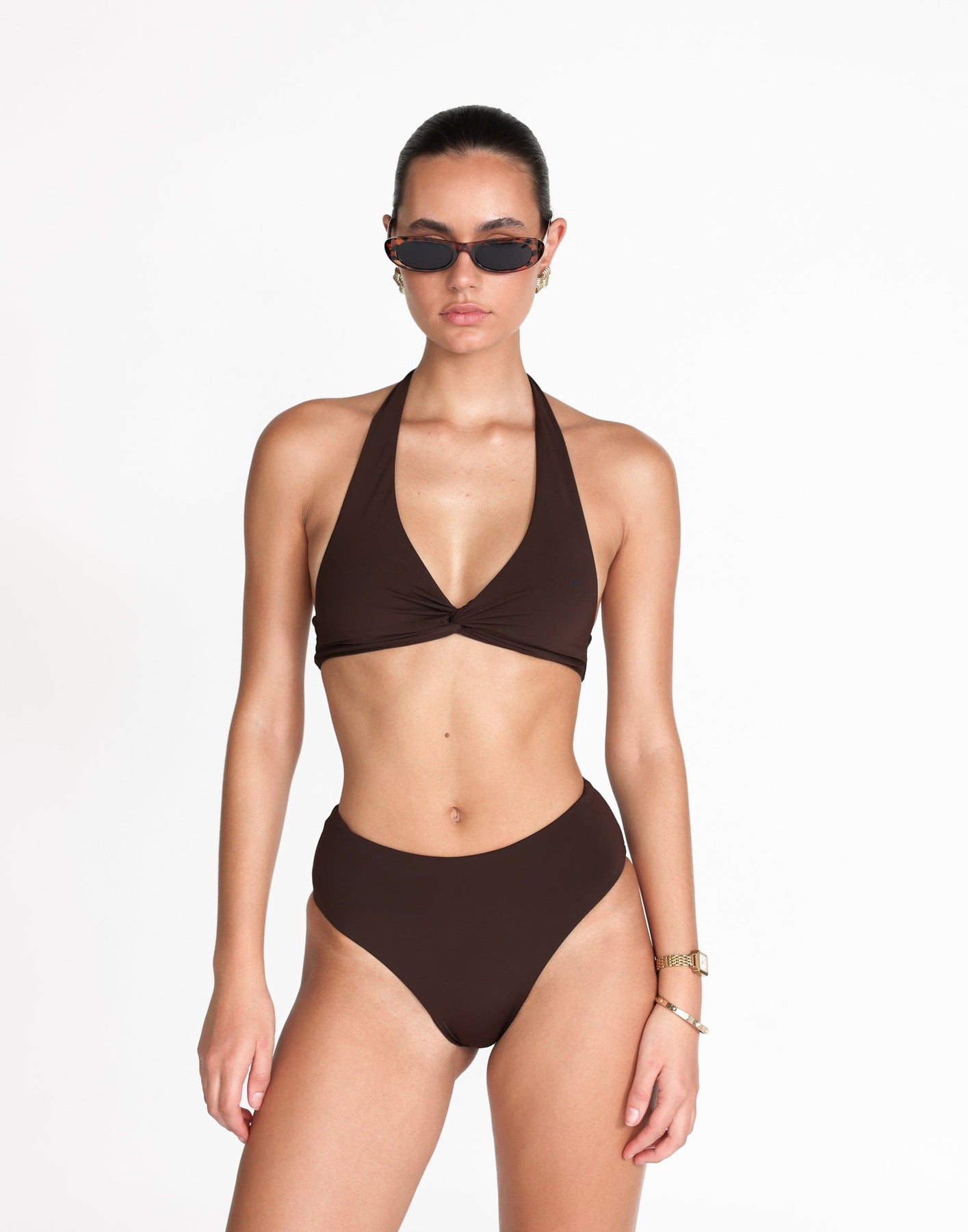 Collective Swimwear - Beni Bikini Top (Chocolate)
                Add to wishlist secondary image