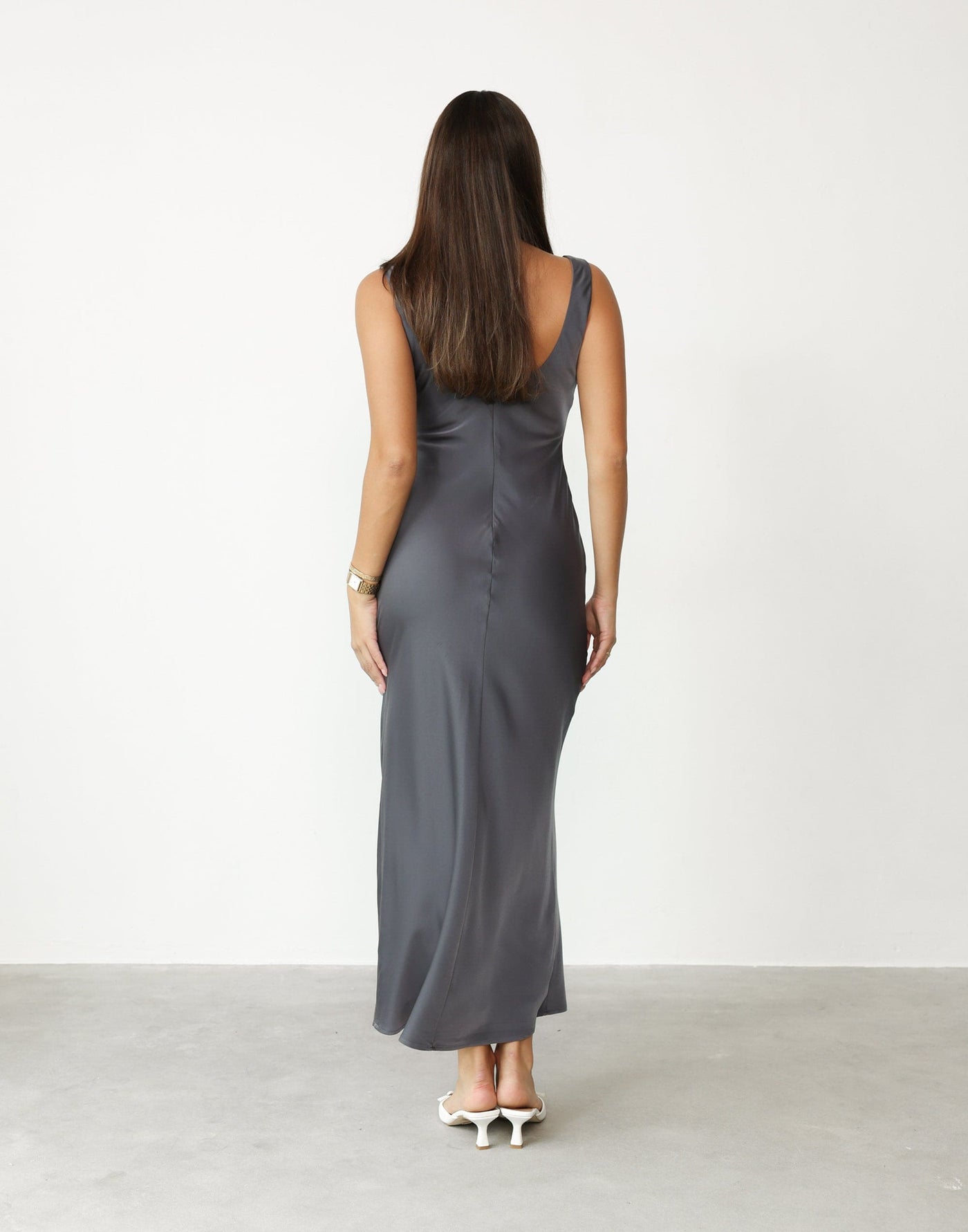 CamillIo Maxi Dress (Slate) | Charcoal Clothing Exclusive - - Women's Dress - Charcoal Clothing