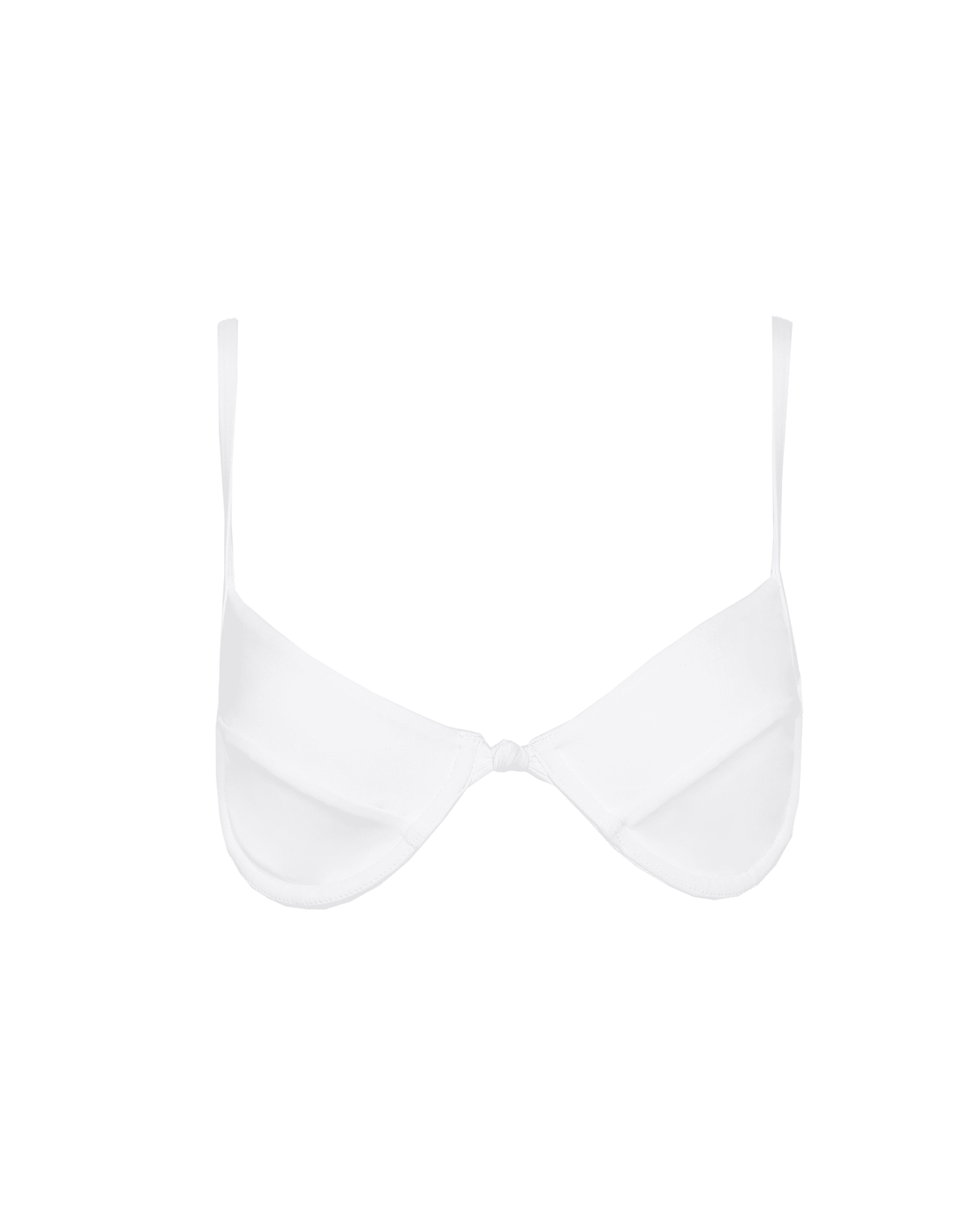 Starboard Balconette Bikini Top (White) - Underwire Bikini Top - Women's Swim - Charcoal Clothing mix-and-match