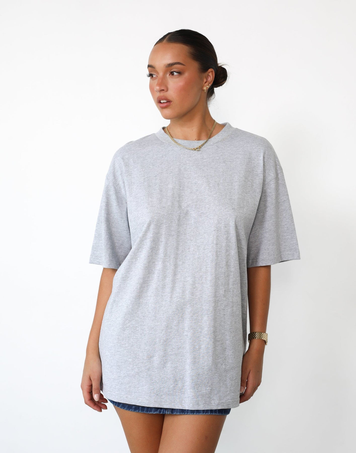Collective Tops - Luca Oversized Tee (Grey Marle)
Add to wishlist third image