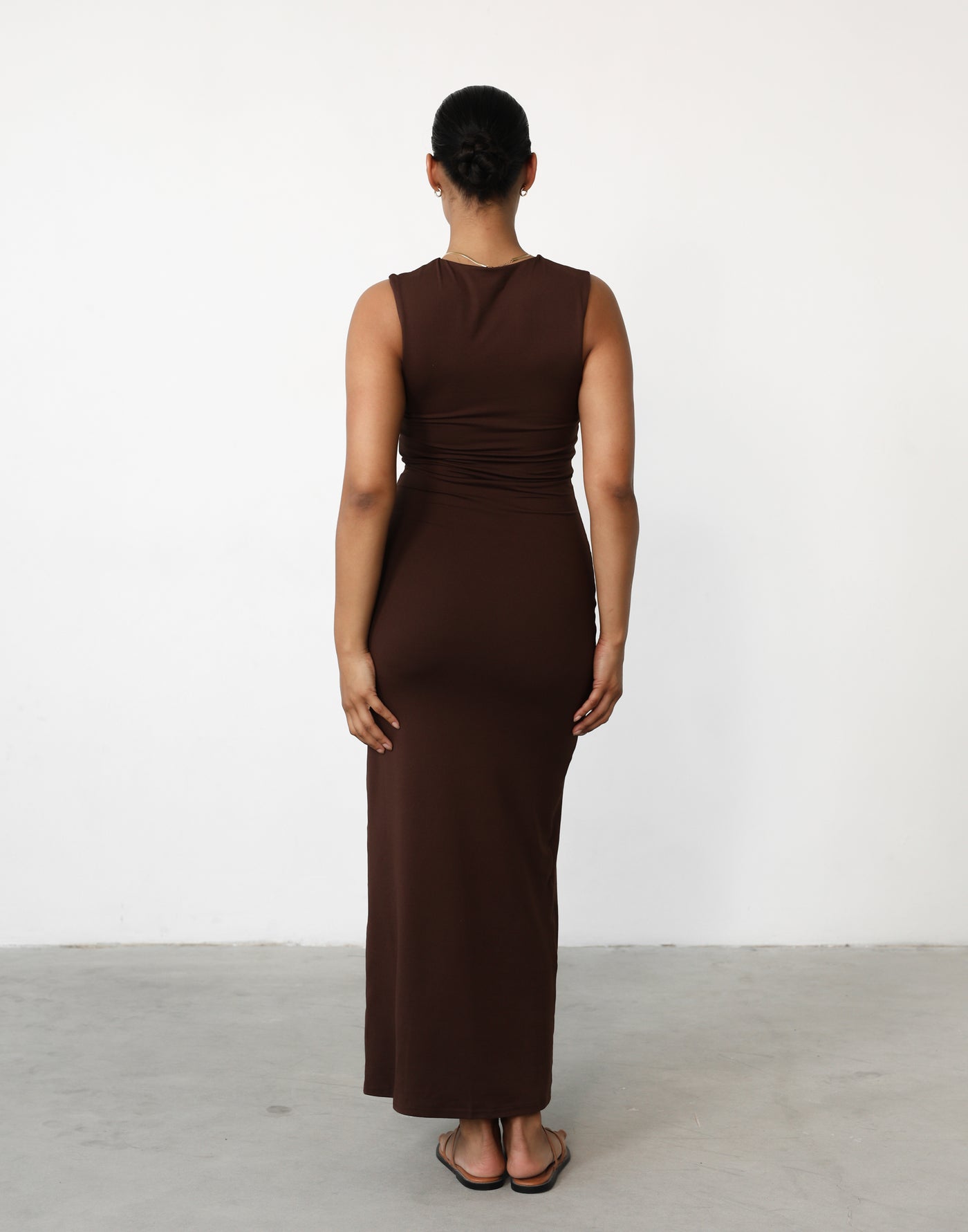 Fable Maxi Dress (Brown) - Brown Maxi Dress - Women's Dress - Charcoal Clothing