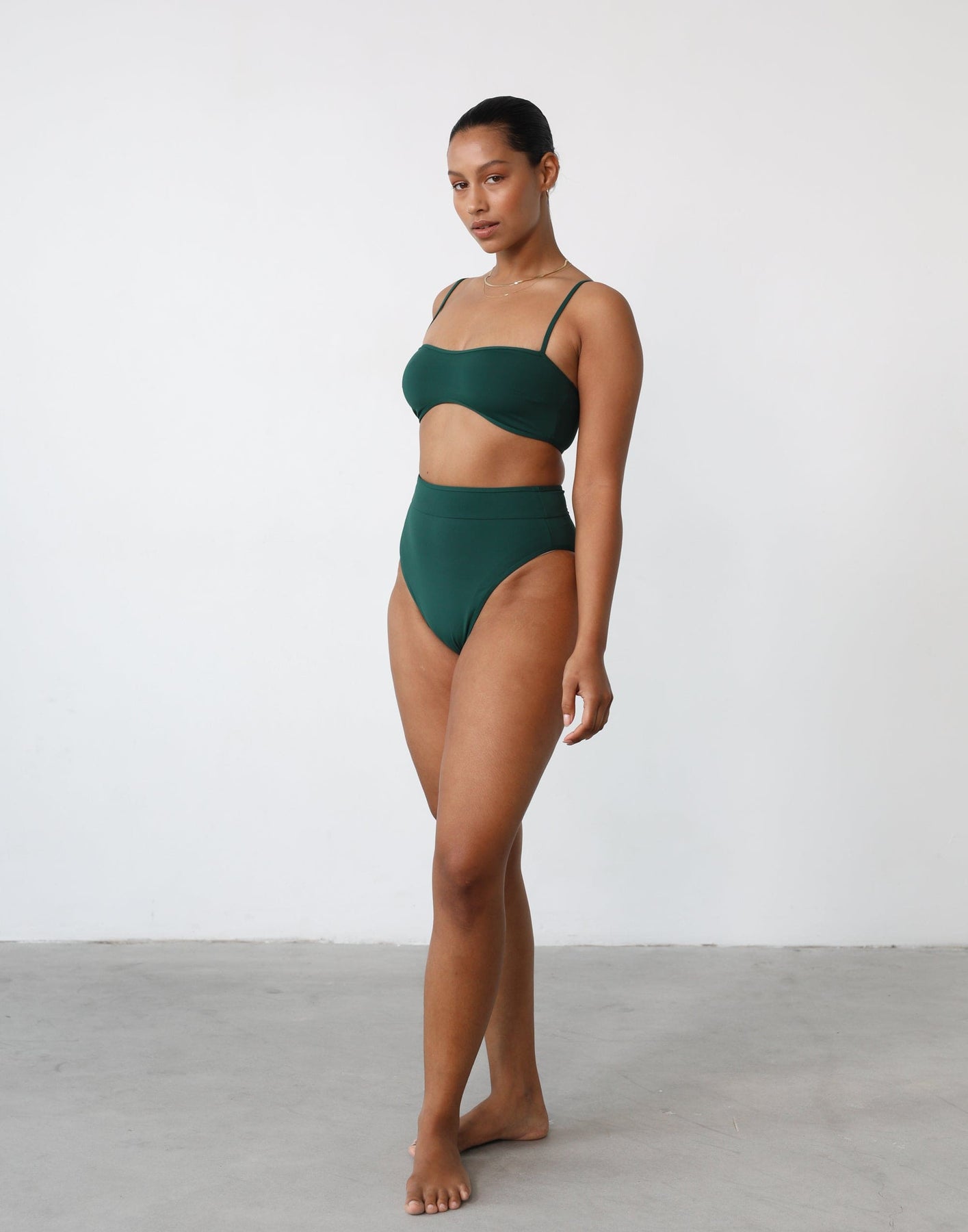 Collective Swimwear - On Board Bikini Bottoms (Lake Green)
                Add to wishlist fifth image