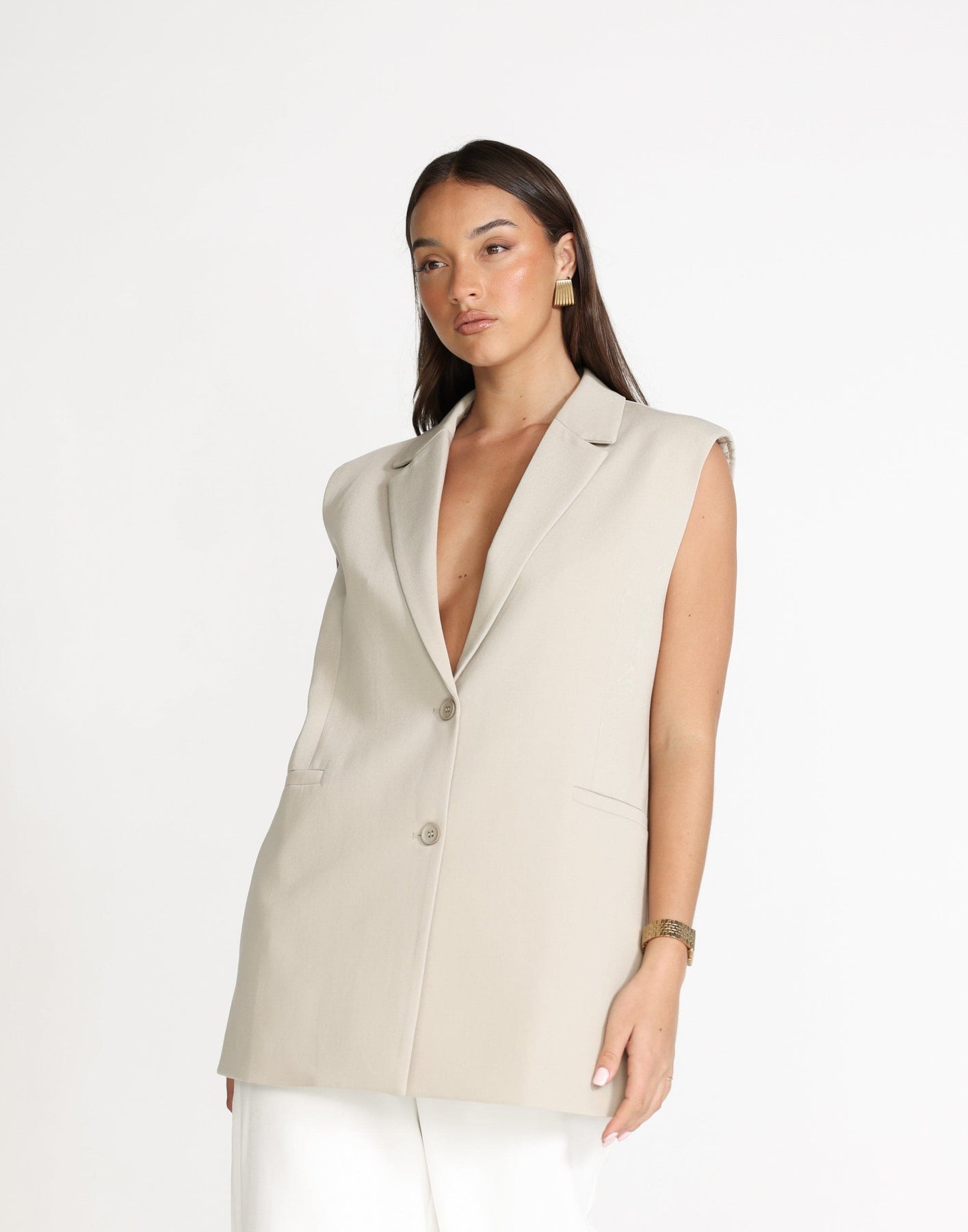 Collective Tops - Rory Vest (Beige)
Add to wishlist third image