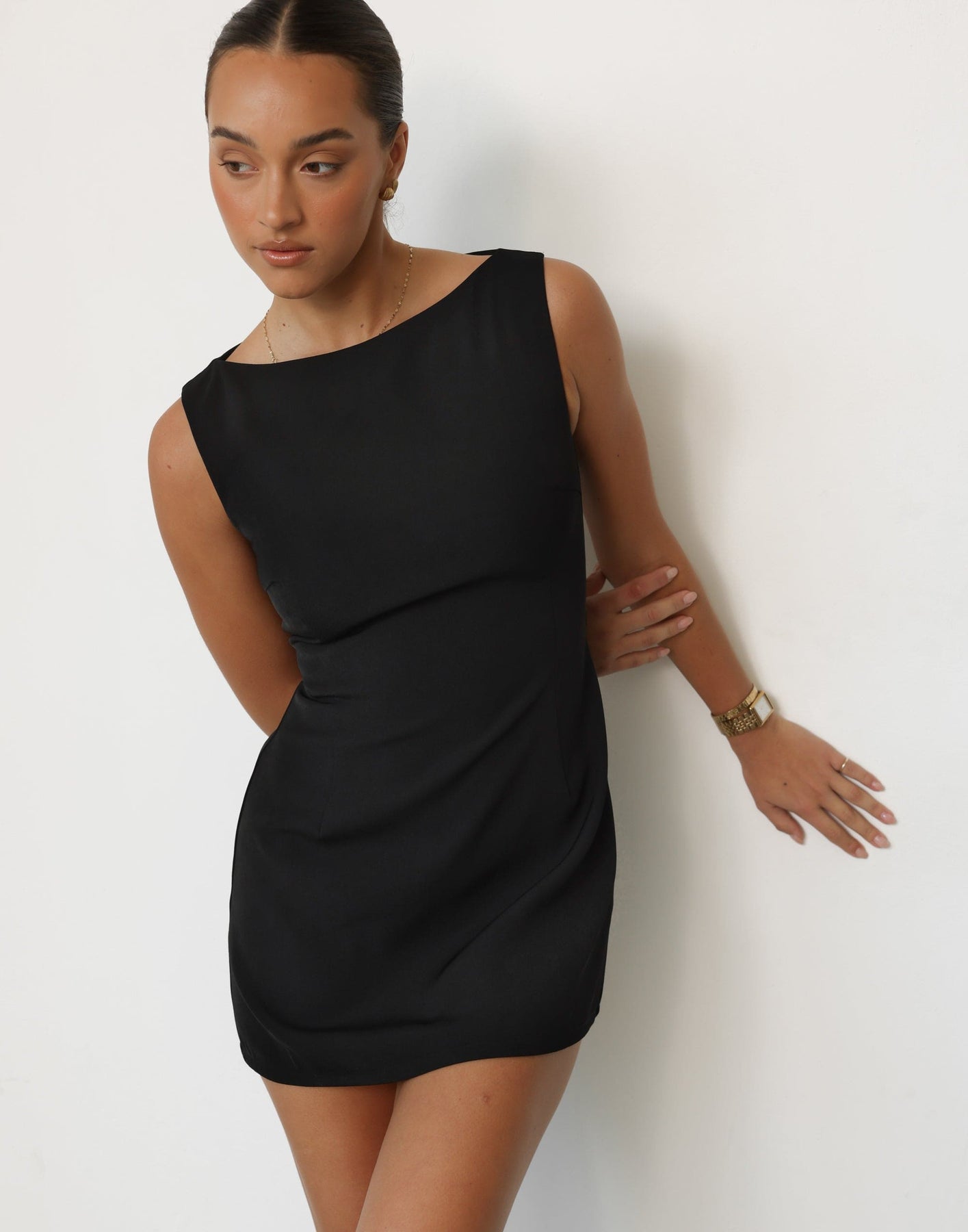 Aisling Mini Dress (Black)
                Add to wishlist - Image 5