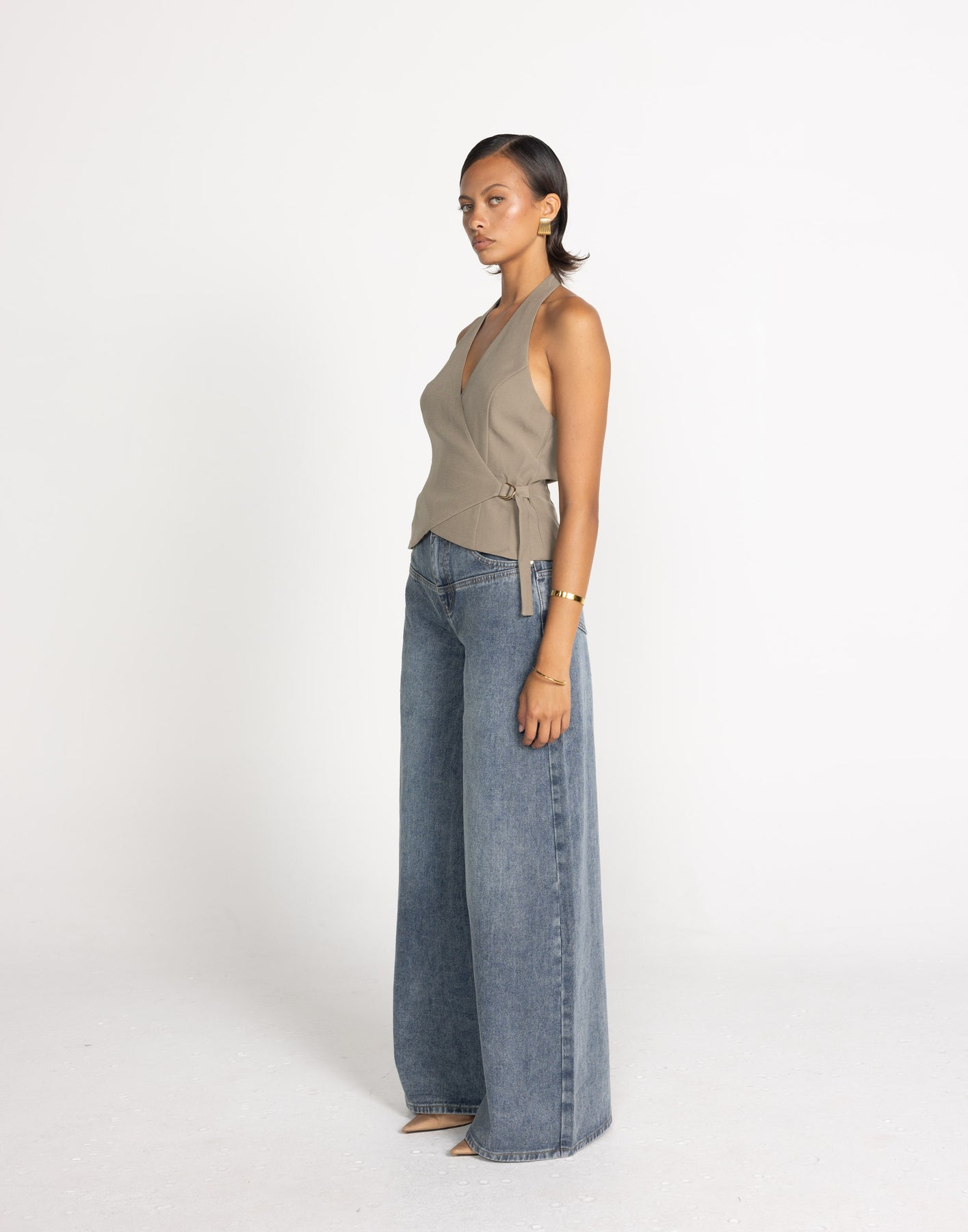 Collective Tops - Malika Top (Stone)
                Add to wishlist fourth image
