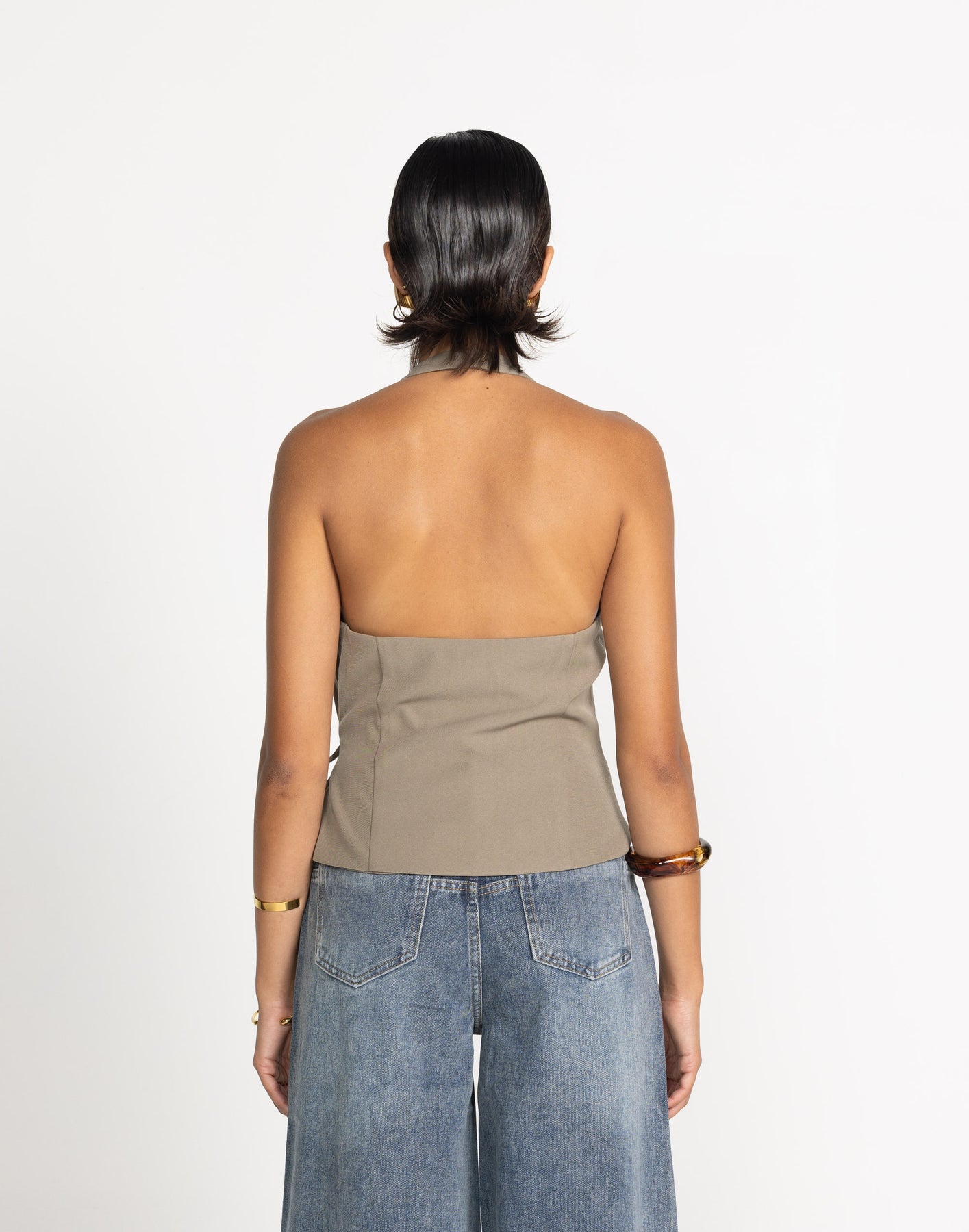 Collective Tops - Malika Top (Stone)
                Add to wishlist fifth image