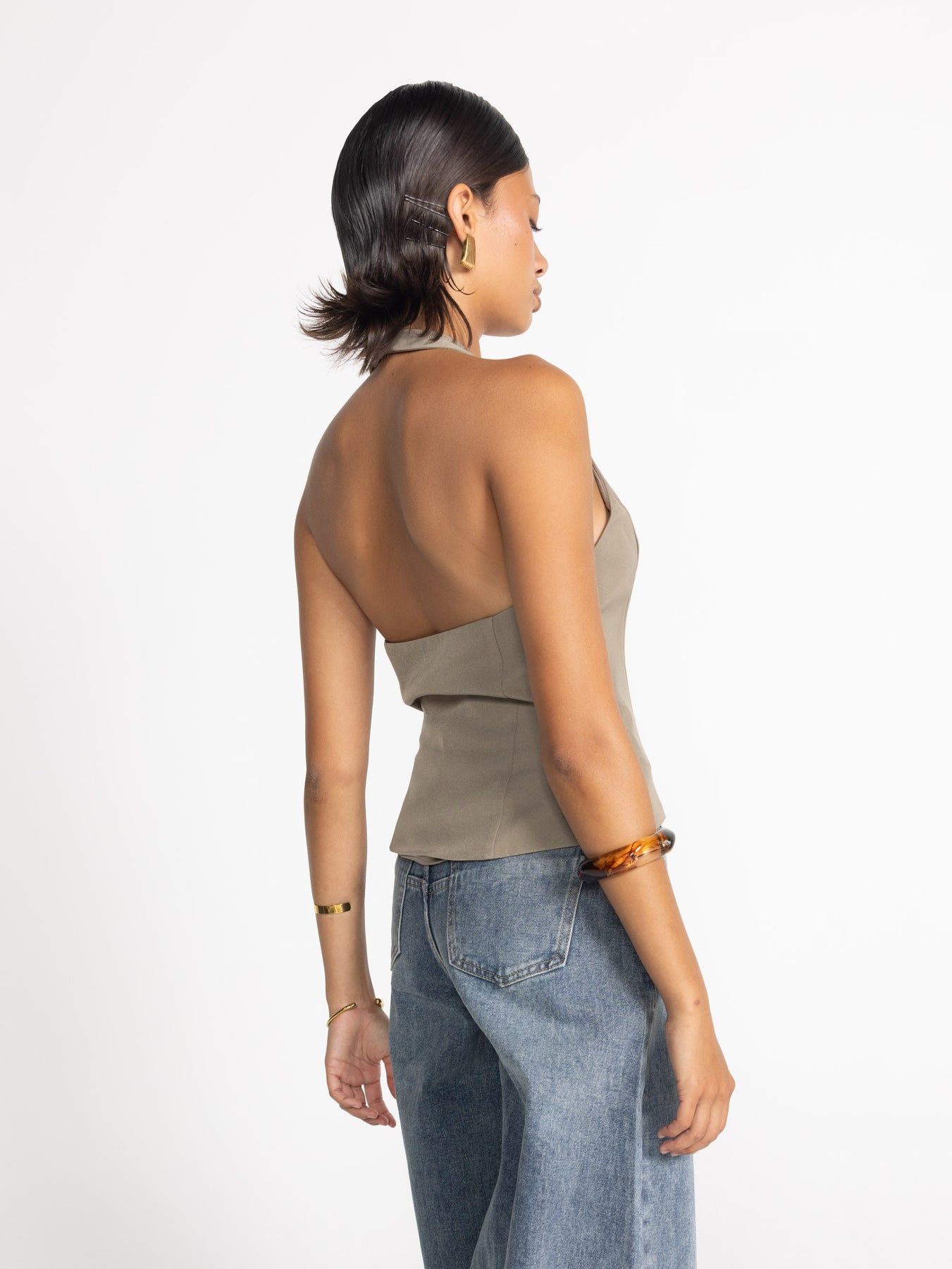 Collective Tops - Malika Top (Stone)
                Add to wishlist sixth image