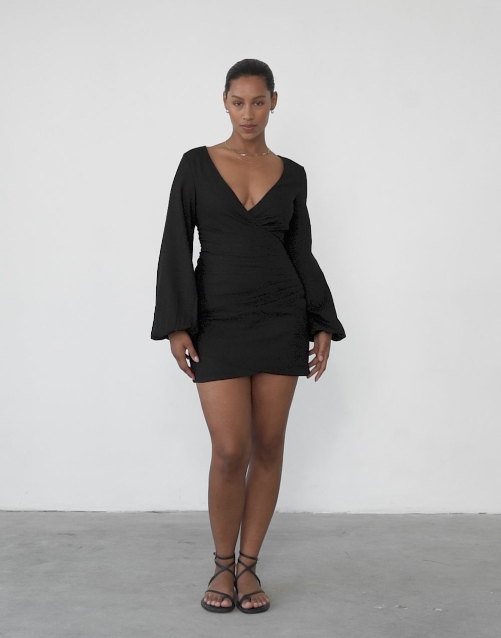 Caliraya Mini Dress (Black)