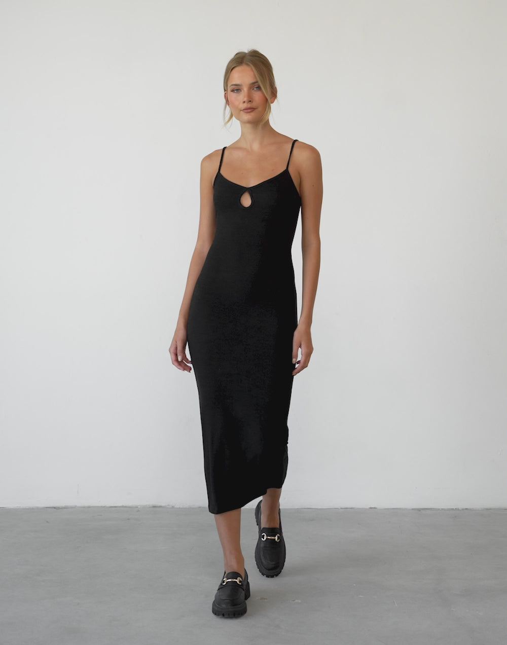 Mccarthy Midi Dress (Black)