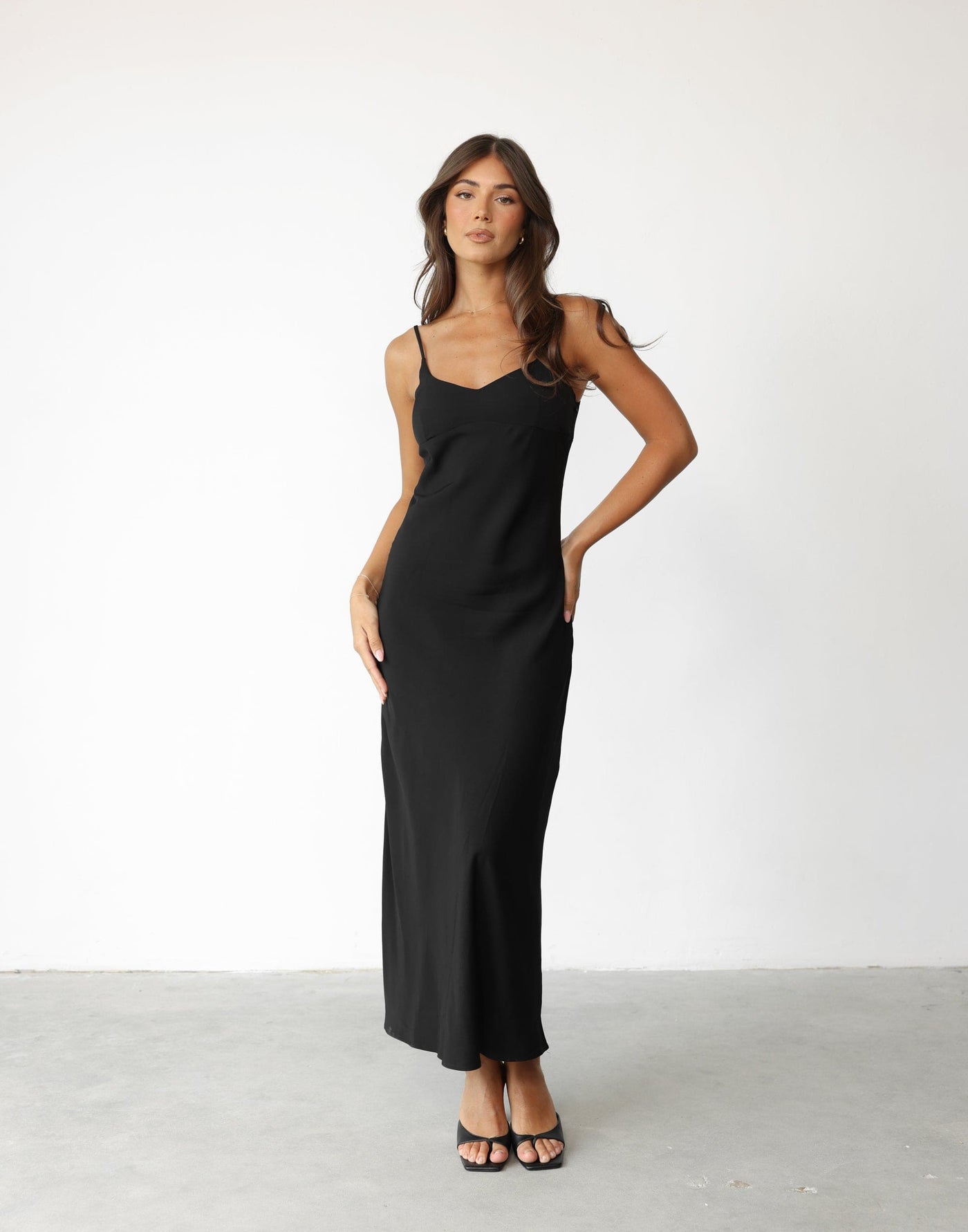Rosalina Maxi Dress (Black) - - Women's Dress - Charcoal Clothing