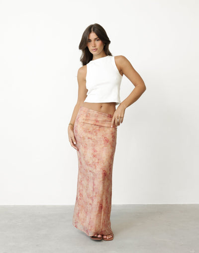 Viviana Maxi Skirt (Horizon) | Charcoal Clothing Exclusive - - Women's Skirt - Charcoal Clothing