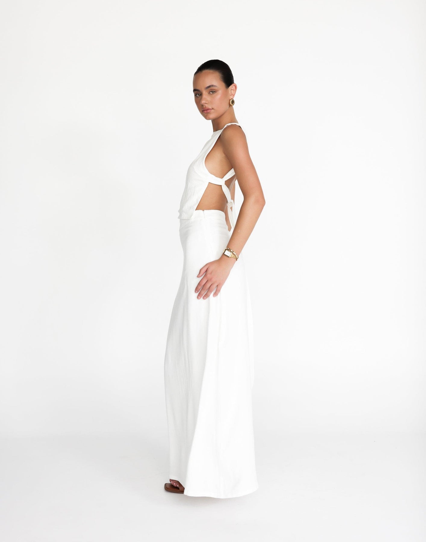 Collective Tops - Aleah Top (White)
                Add to wishlist fourth image