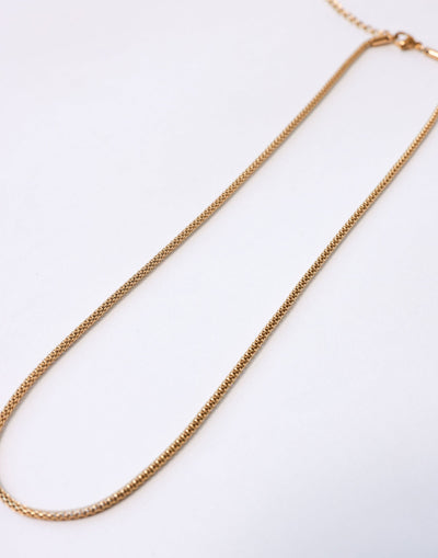 Sabine Necklace (Gold) | CHARCOAL Exclusive - Simple Chain Clasp Closure Necklace - Women's Accessories - Charcoal Clothing