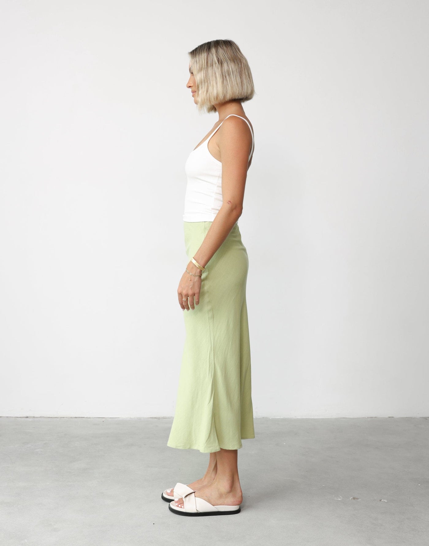 Rosemaria Midi Skirt (Apple) - - Women's Skirt - Charcoal Clothing