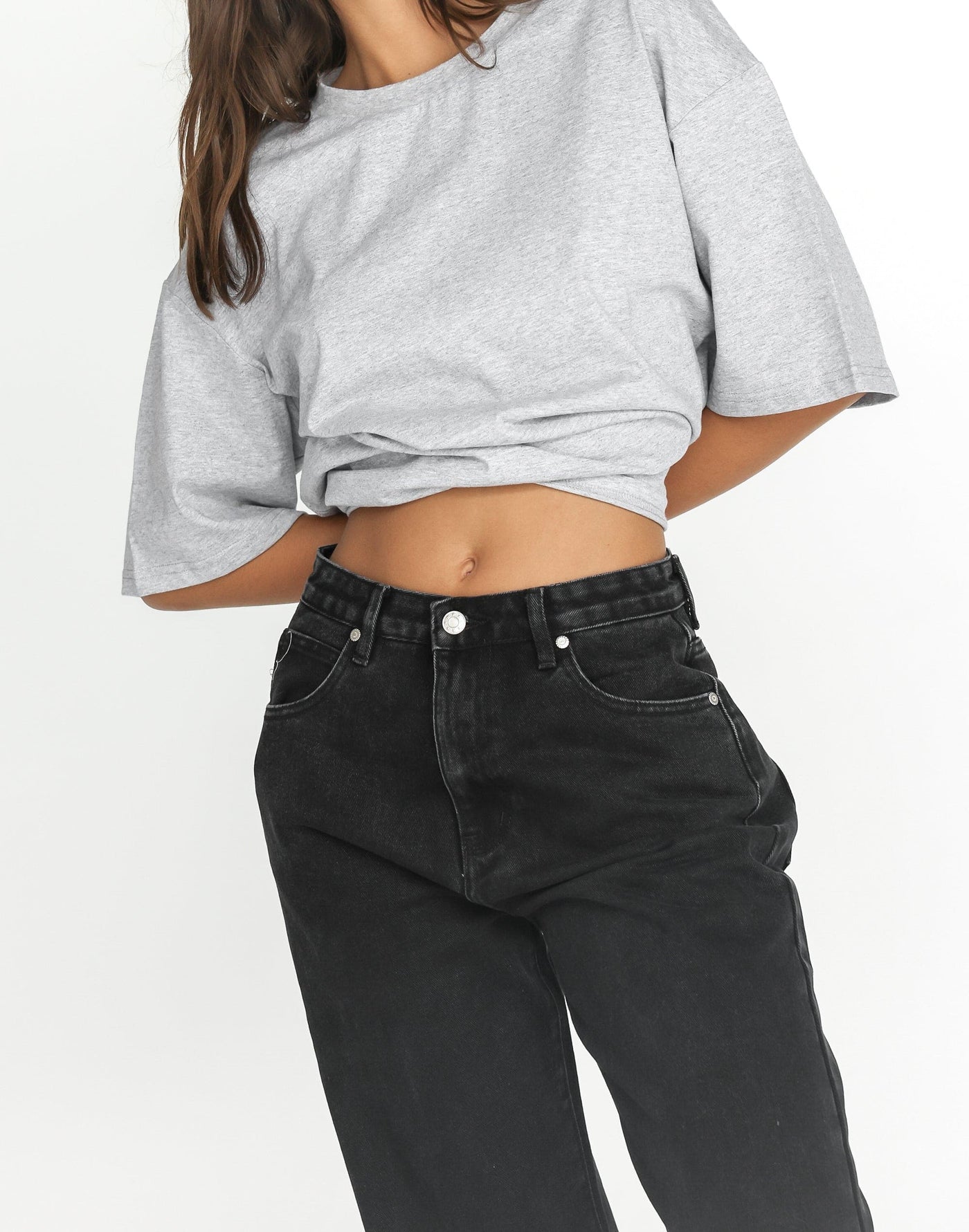 Cole Jeans (Vintage Black) | CHARCOAL Exclusive - High Waisted Mom Style Jean - Women's Pants - Charcoal Clothing