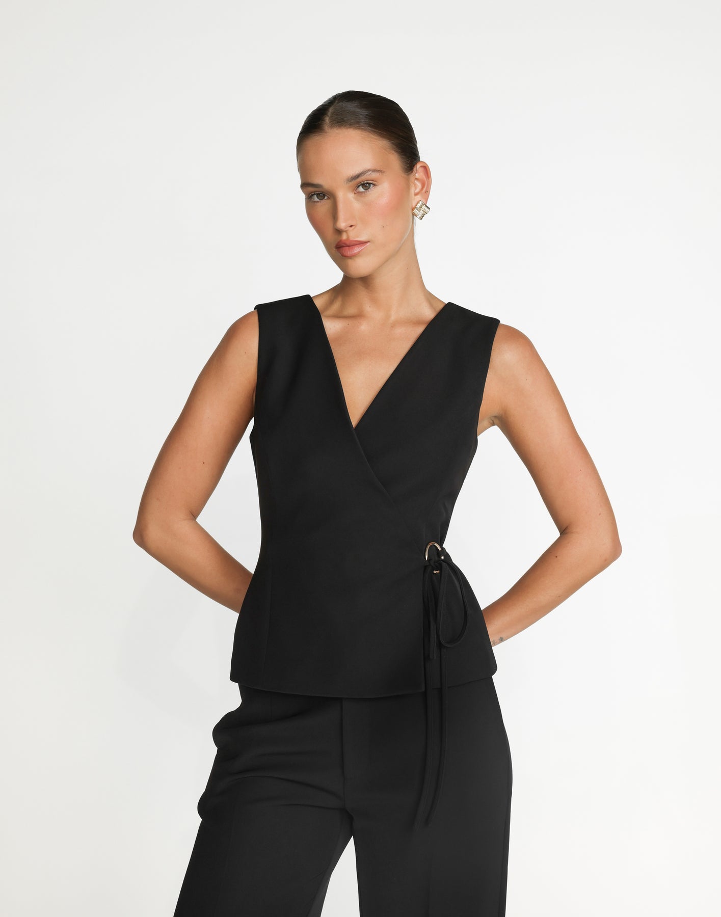 Collective Tops - Alayna Top (Black) secondary image