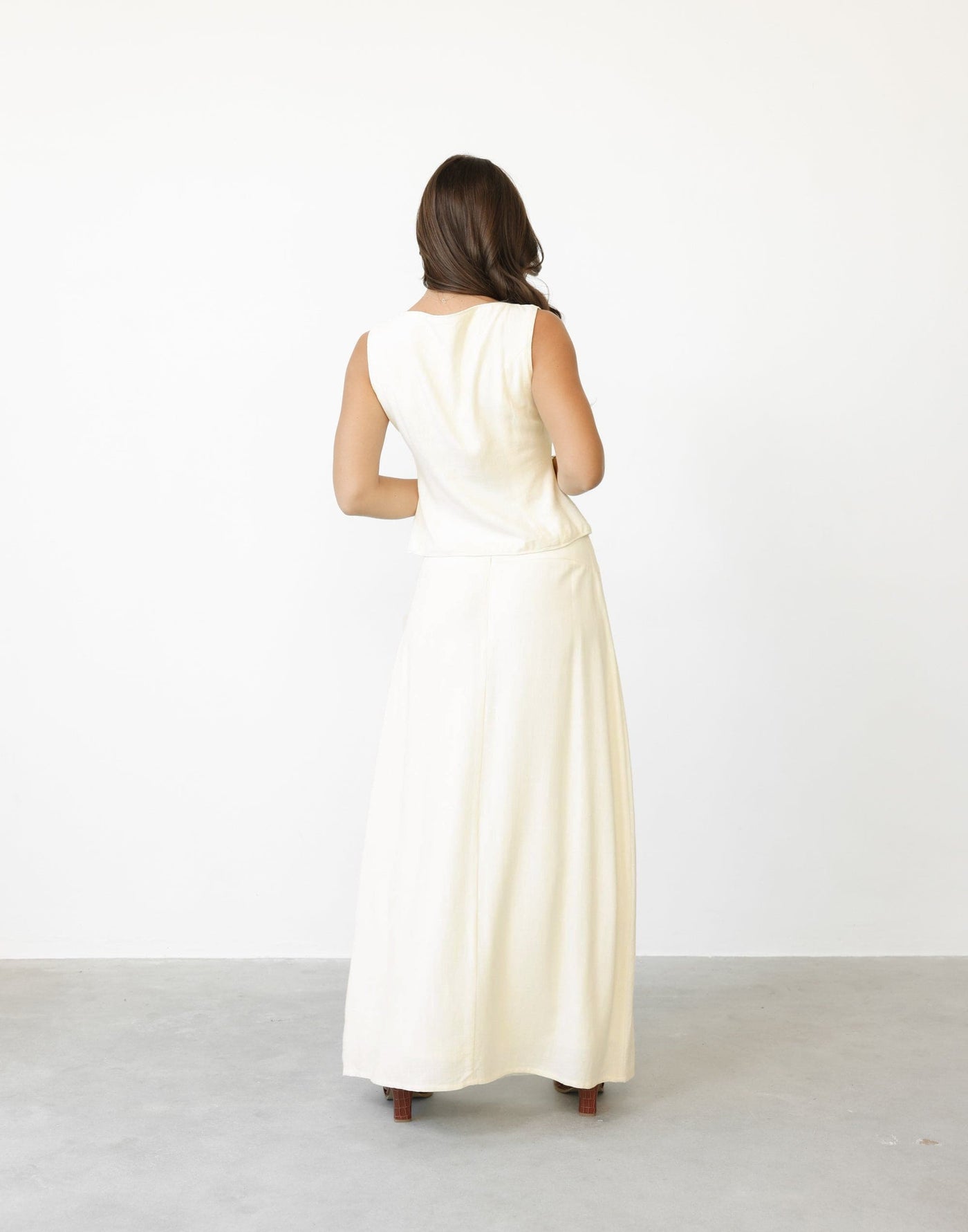 Lillian Maxi Skirt (Milk) | Charcoal Clothing Exclusive - - Women's Skirt - Charcoal Clothing