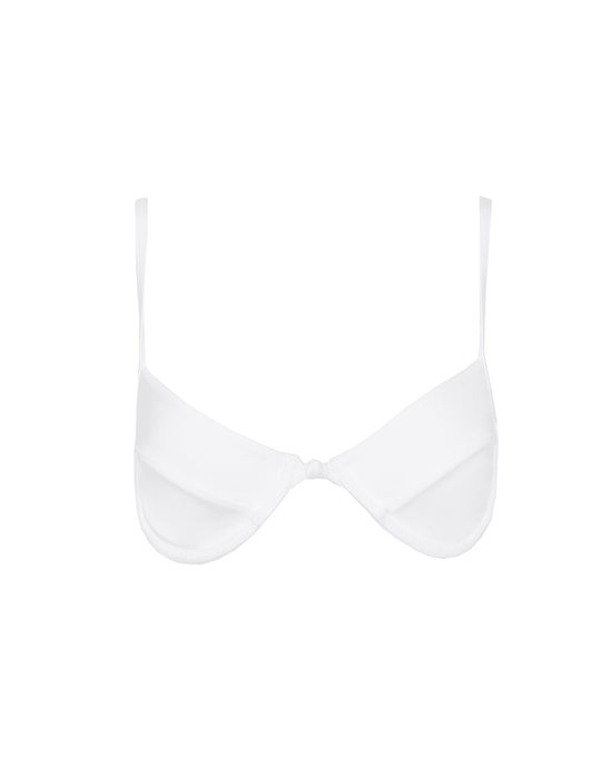 Starboard Balconette Bikini Top (White)