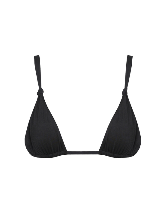 Laguna Triangle Bikini Top (Black)