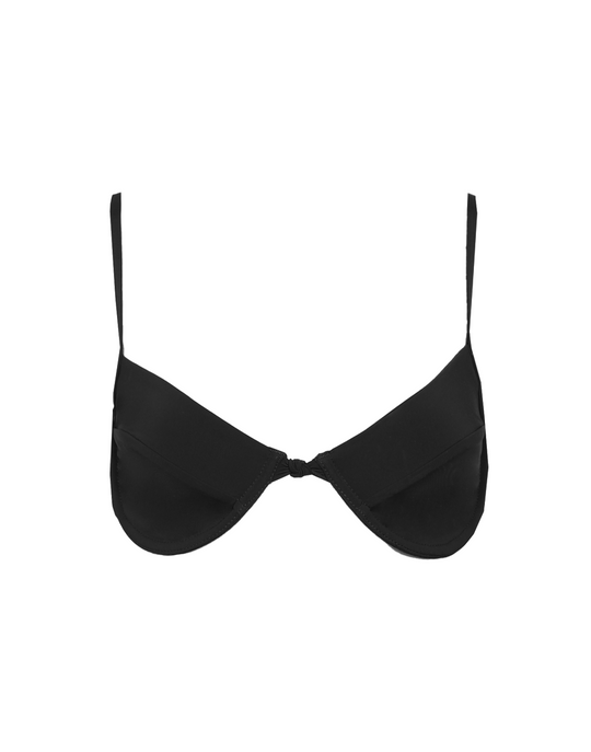 Starboard Balconette Bikini Top (Black)