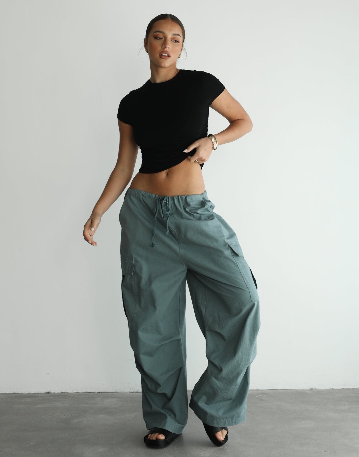 Utlity Pant (Slate) - By Lioness - Women's Pants - Charcoal Clothing