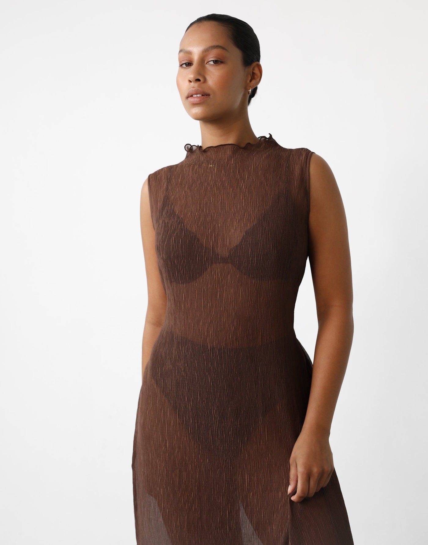 Solar Maxi Dress (Brown) - Brown Maxi Dress - Women's Dress - Charcoal Clothing