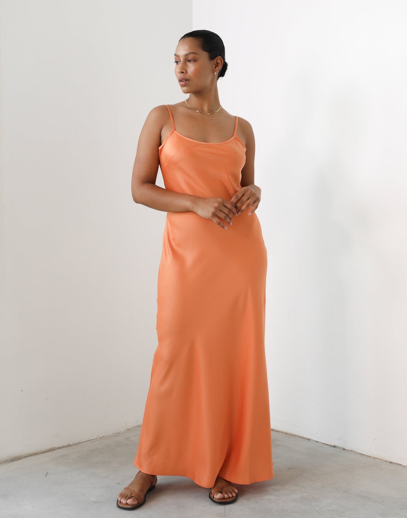 Martha Maxi Dress (Papaya) - Papaya Maxi Dress - Women's Dress - Charcoal Clothing