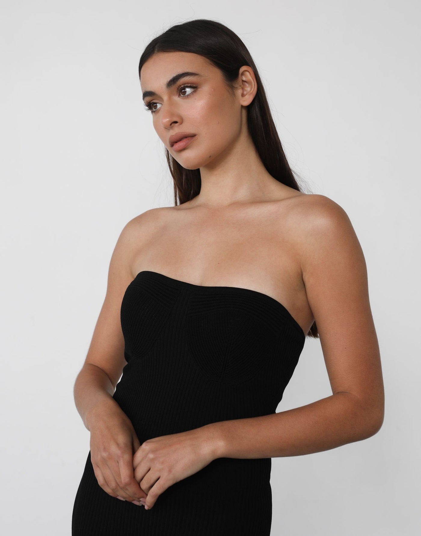 Mirabel Maxi Dress (Black) - Black Maxi Dress - Women's Dress - Charcoal Clothing