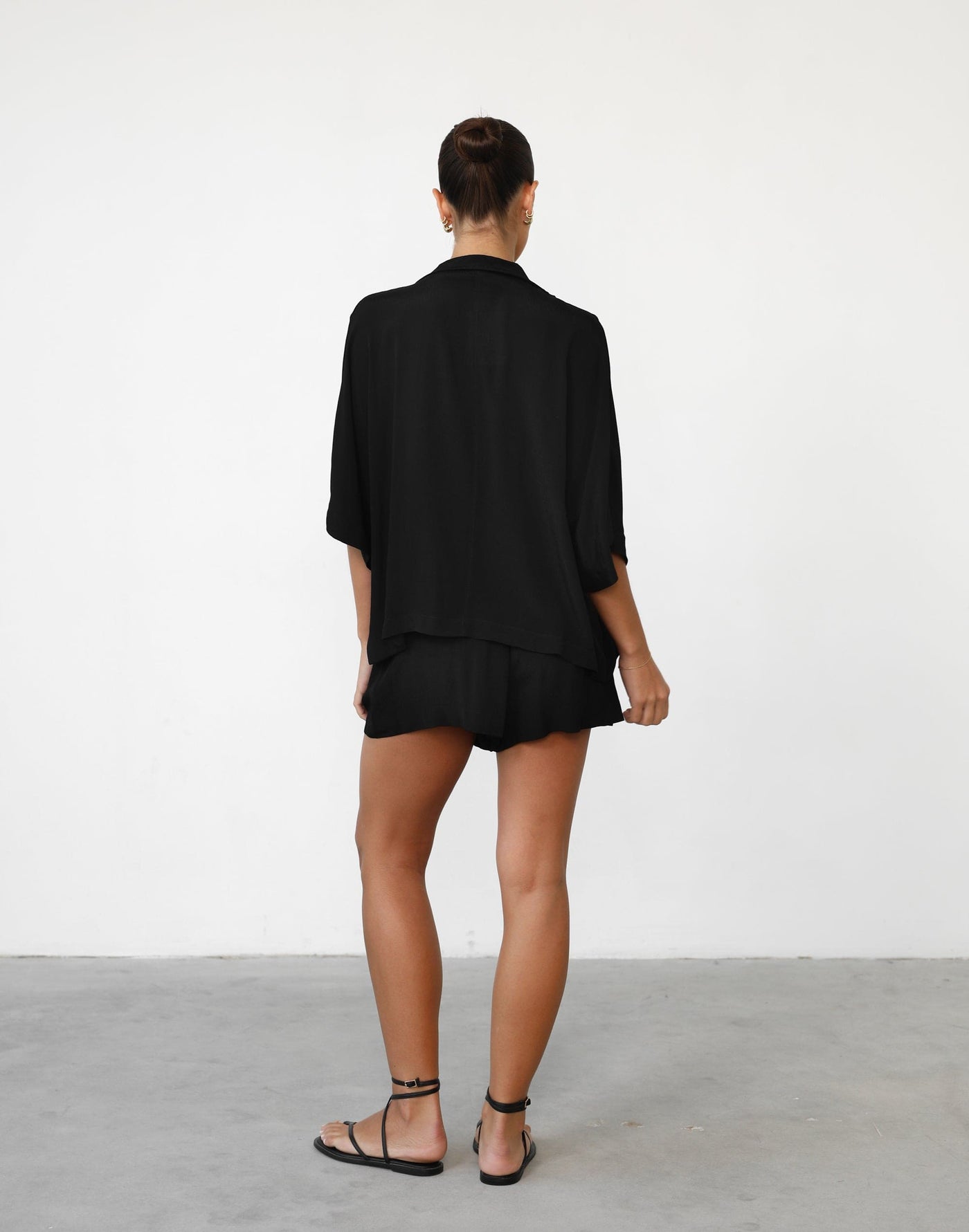 Divya Shorts (Black) | Relaxed Fit Shorts - Women's Shorts - Charcoal Clothing