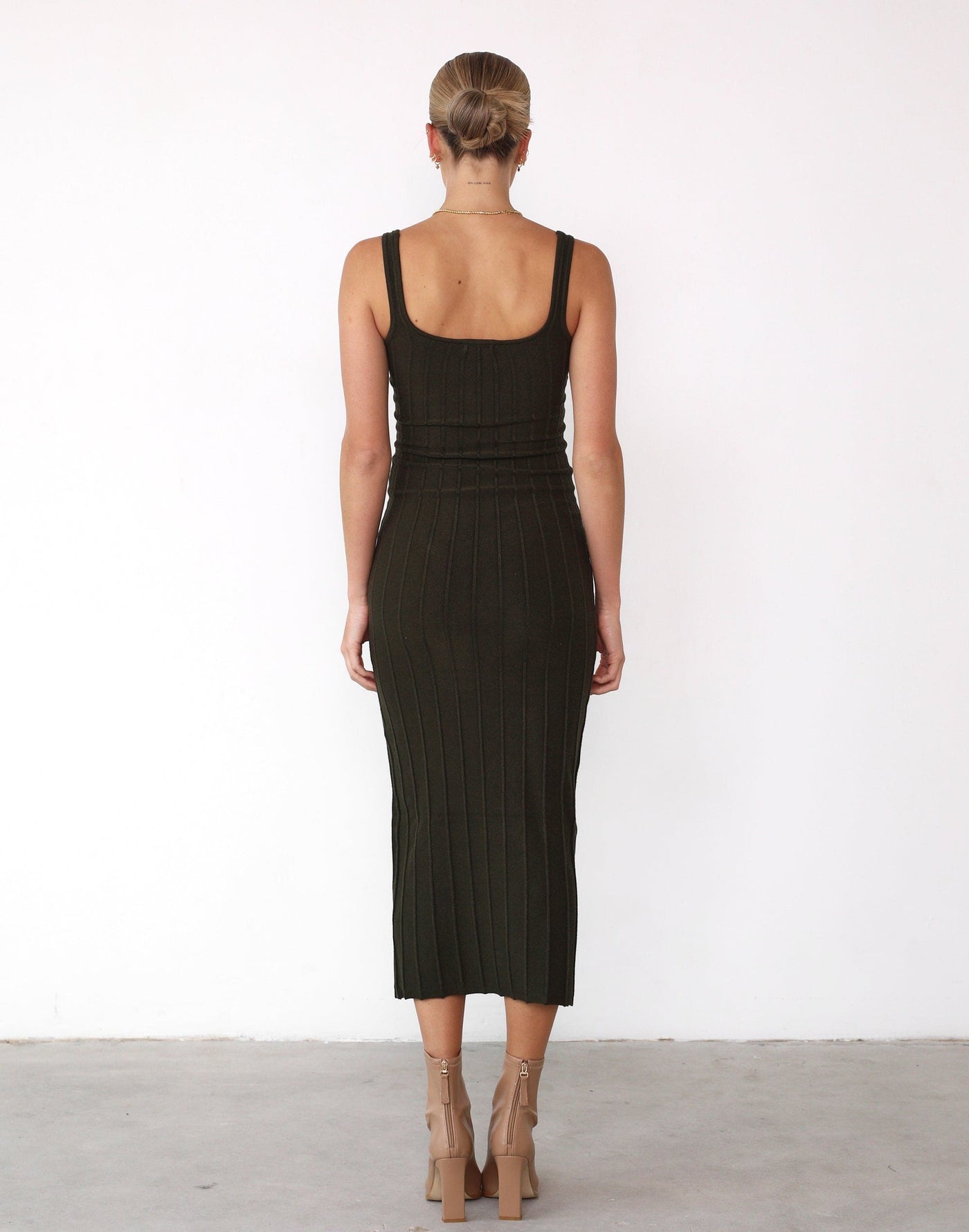 Ephemeral Maxi Dress (Moss) - Moss Maxi Dress - Women's Dress - Charcoal Clothing