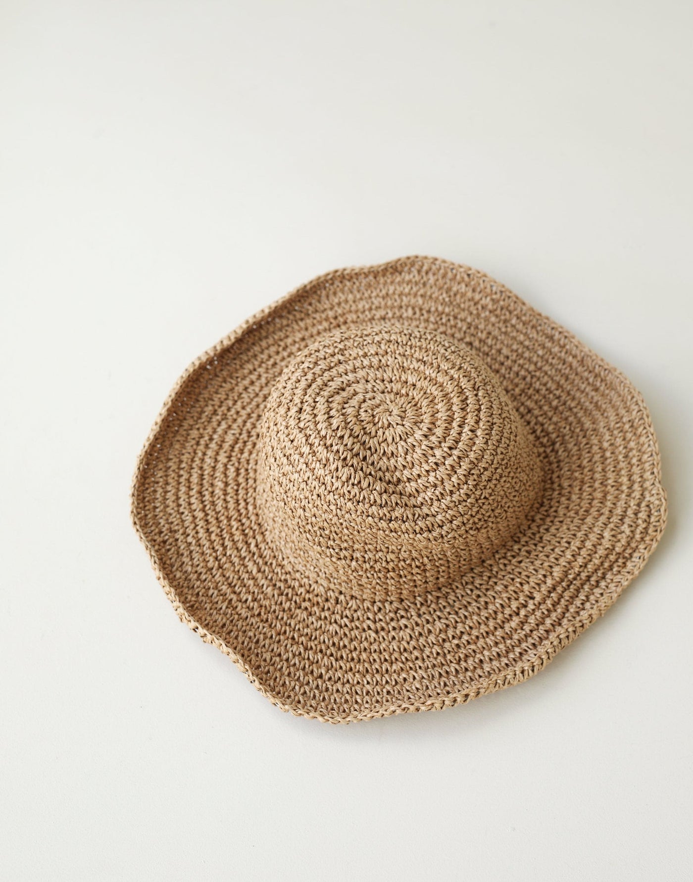 Cove Straw Hat (Caramel) - Woven Bucket Hat - Women's Accessories - Charcoal Clothing