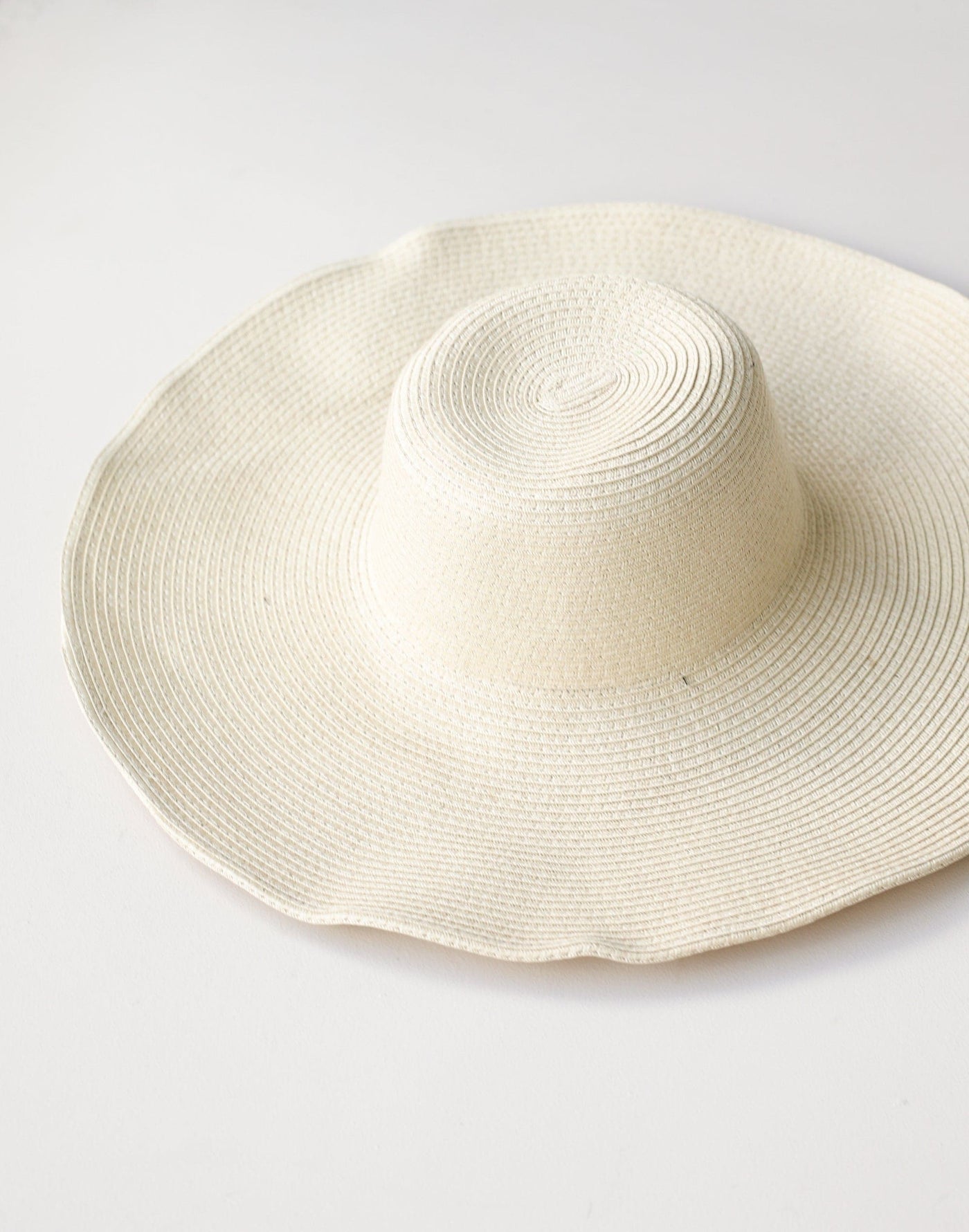 Sofia Wide Brim Straw Hat (Sand) - Woven Wide Brim Hat - Women's Accessories - Charcoal Clothing