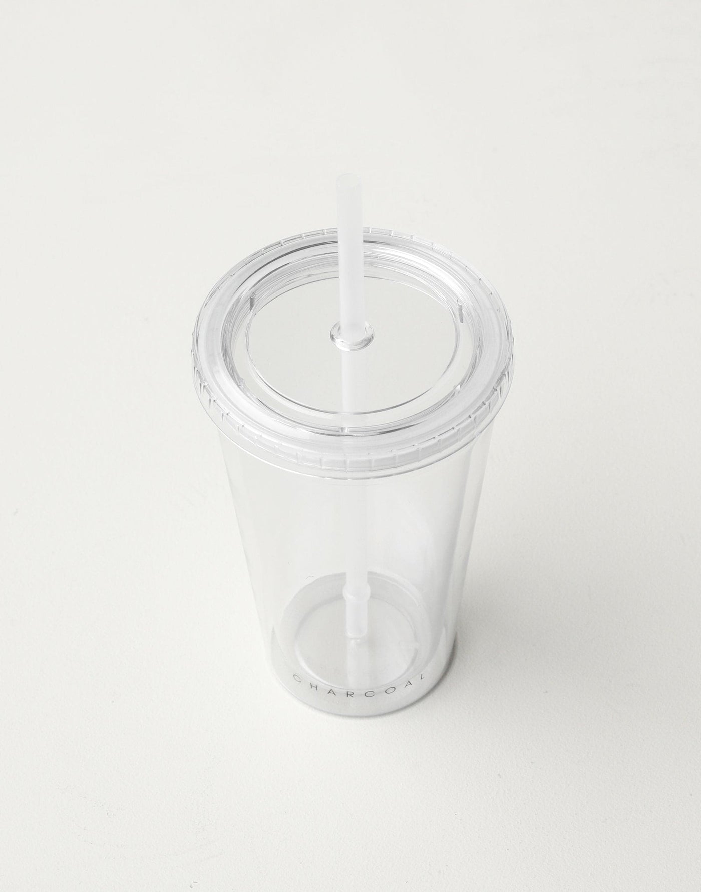 Iced Drink Tumbler (Clear) | Charcoal Clothing Exclusive - Double Walled Clear Tumbler - Women's Lifestyle - Charcoal Clothing
