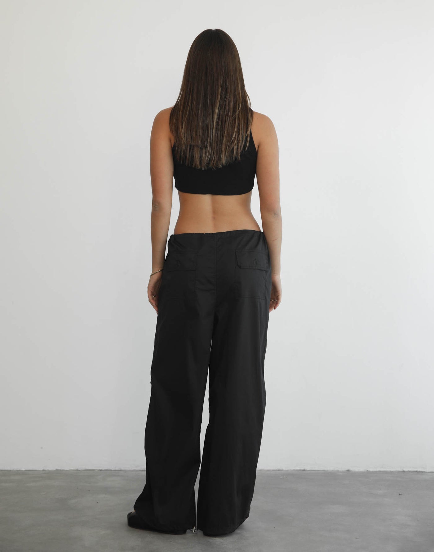 Bamba Parachute Pants (Black) - Black Parachute Pants - Women's Pants - Charcoal Clothing