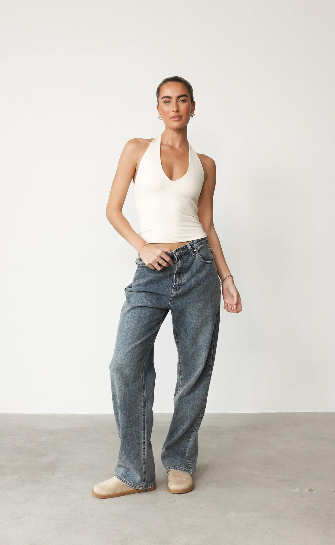 Collective Tops - Tara Top (Oat)
                Add to wishlist fourth image