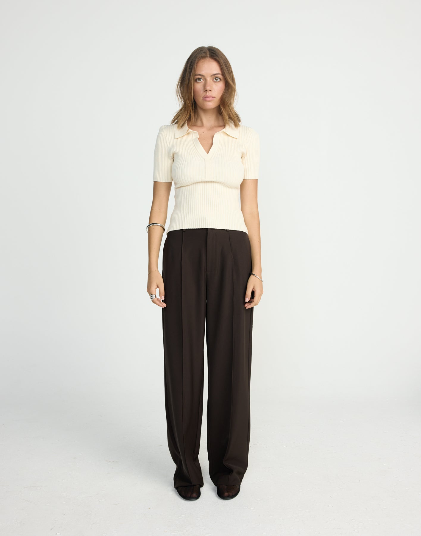 Collective Tops - Michiko Top (Oat)
                Add to wishlist secondary image