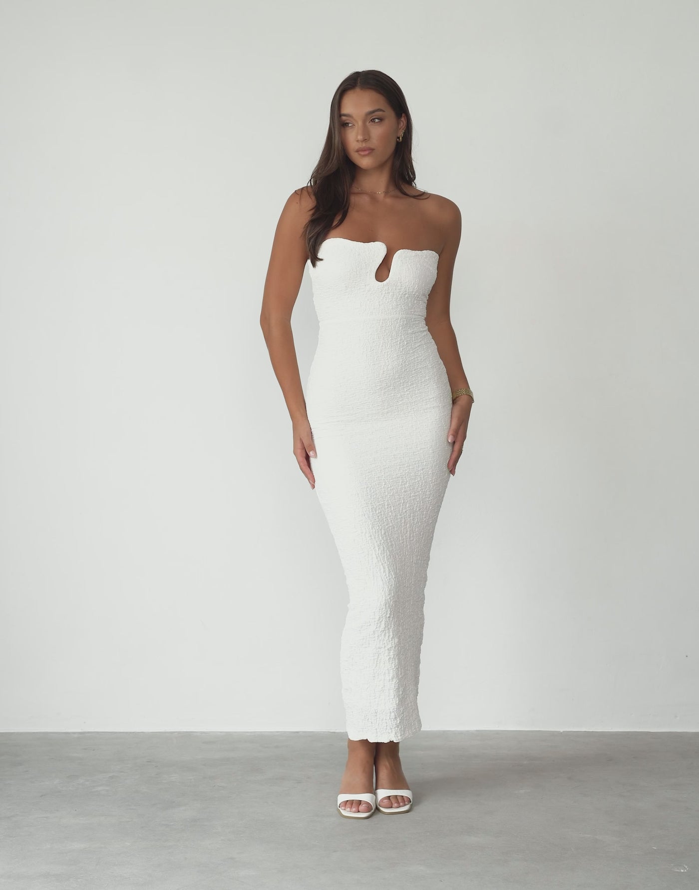 Korinna Maxi Dress (White)