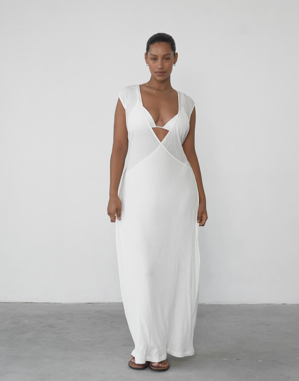 Nakuru Maxi Dress (White)