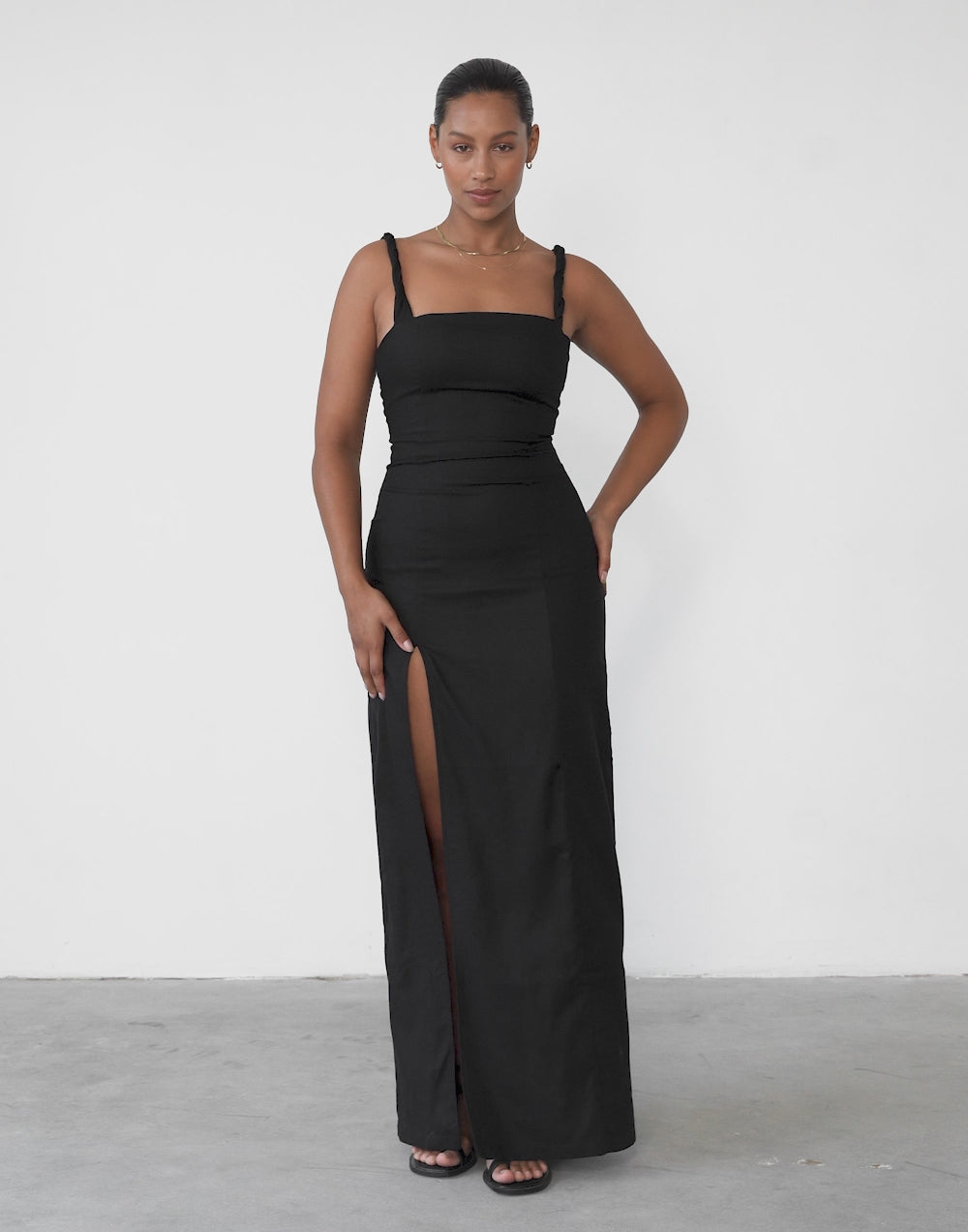 Bacalar Maxi Dress (Black)
