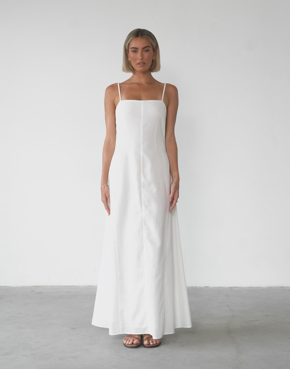 Norah Maxi Dress (White)