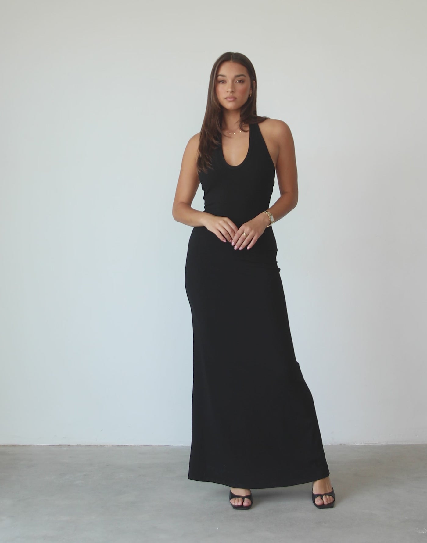 Arwen Maxi Dress (Black)