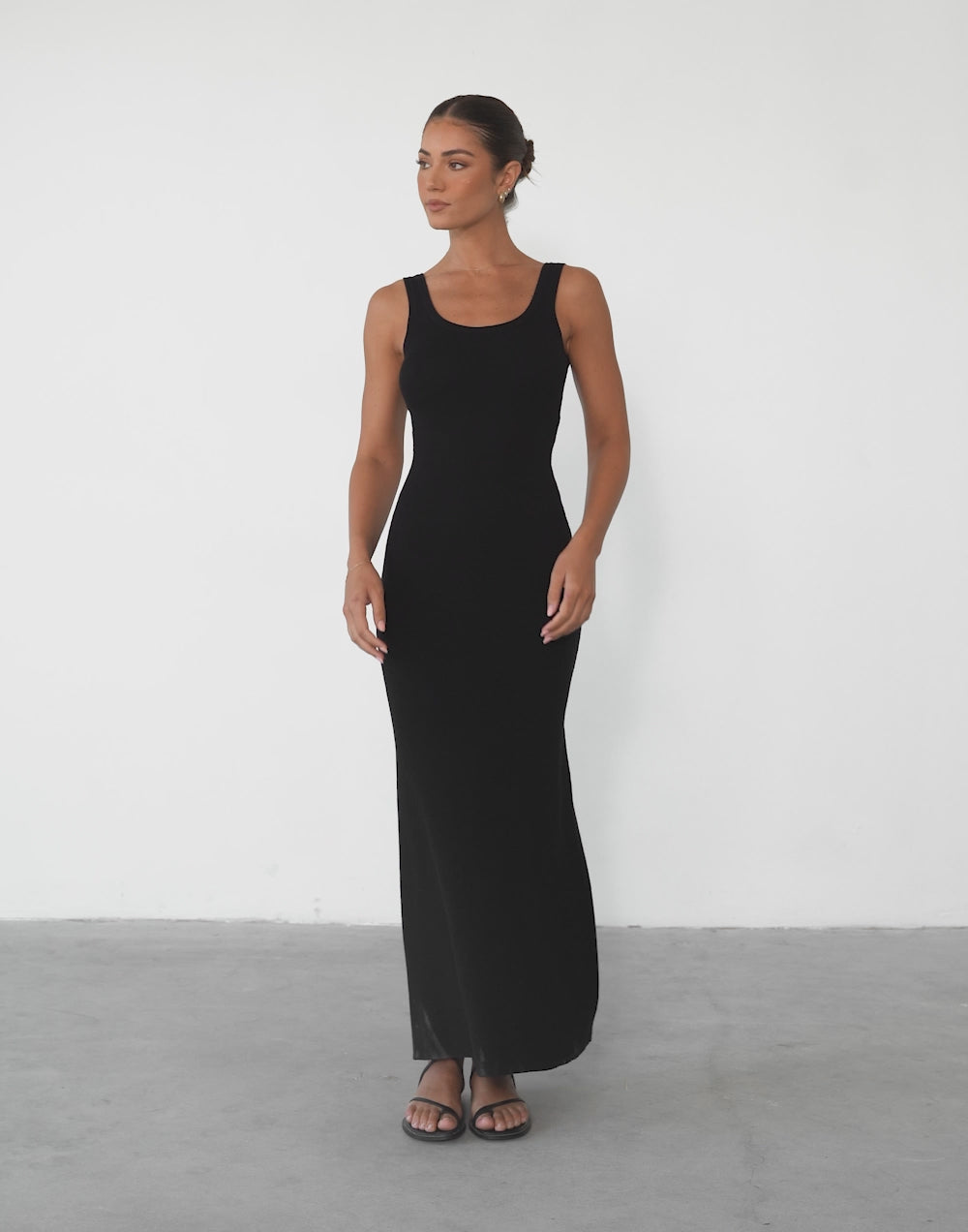 Enver Maxi Dress (Black)