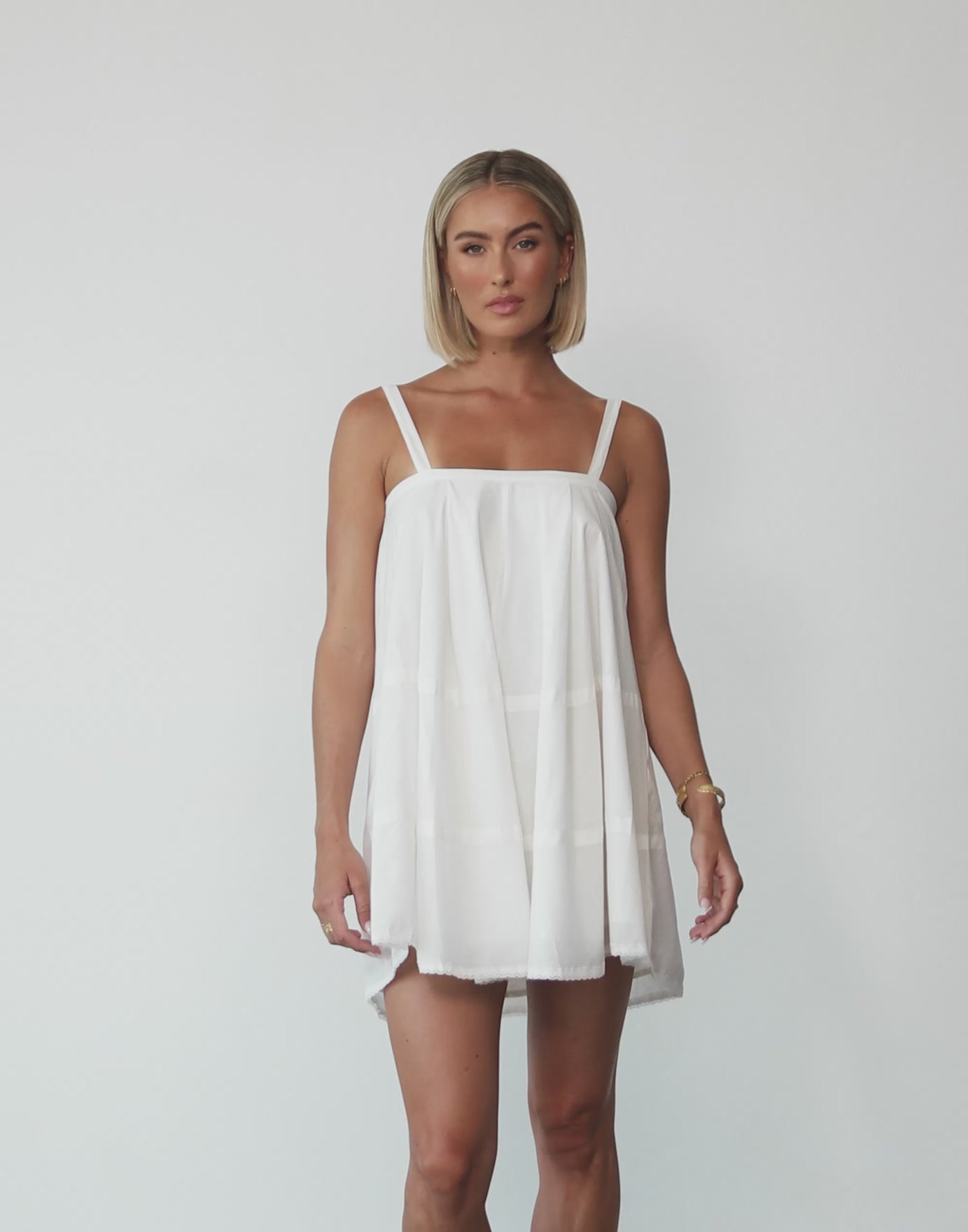 Rosalia Mini Dress (White)