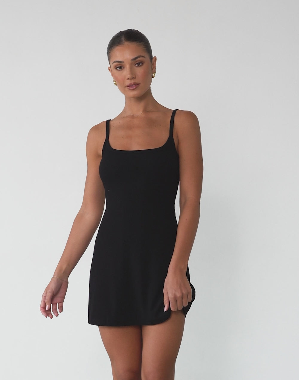 Helia Mini Dress (Black)