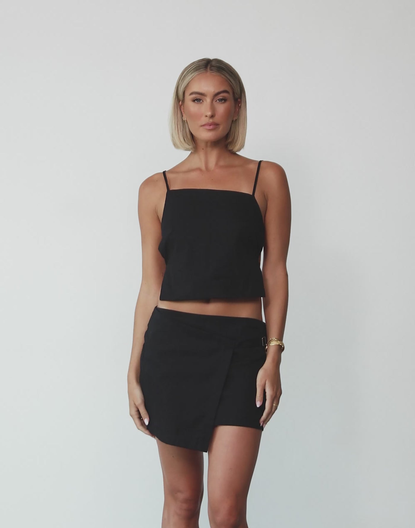 Adeola Mini Skirt (Black)