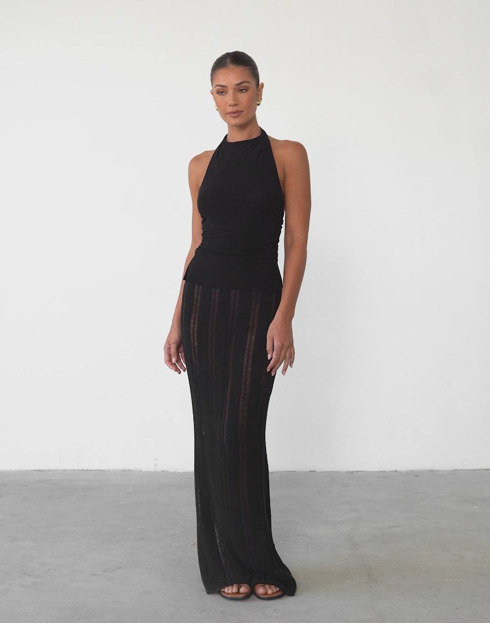 Jafna Maxi Skirt (Black)