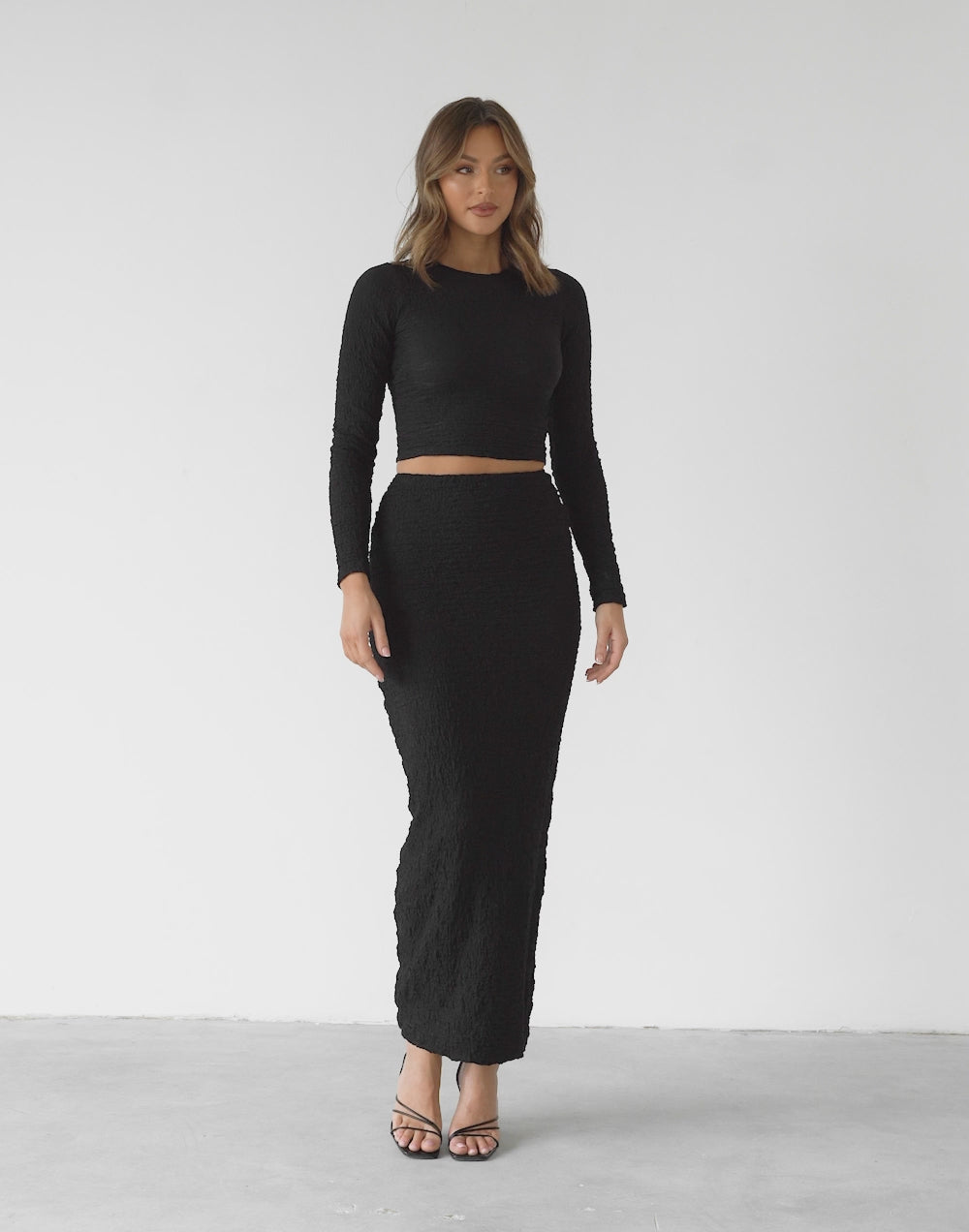 Ellah Maxi Skirt (Black)