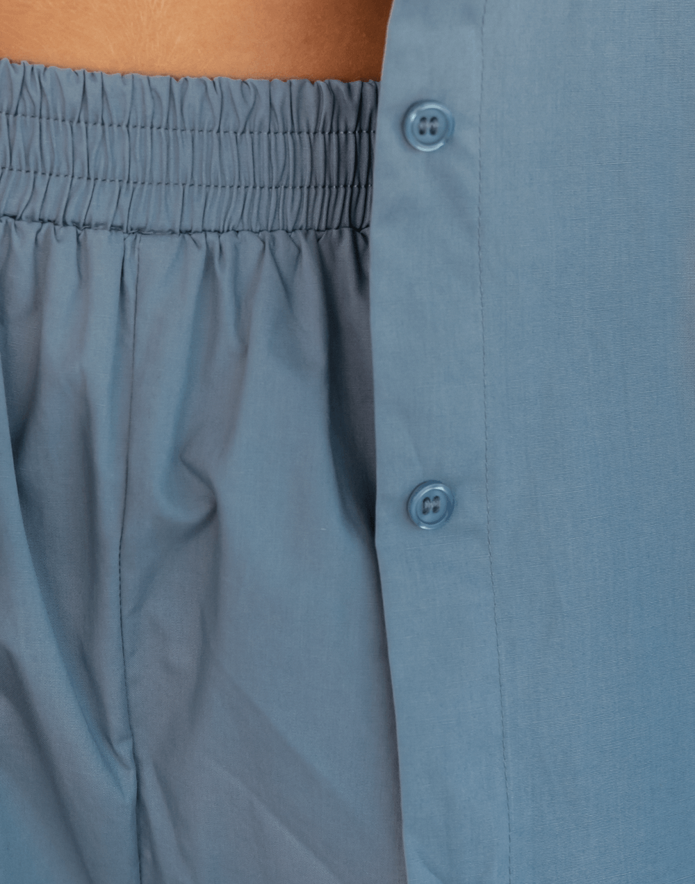 South Beach Shorts (Storm Blue) - High Waisted Shorts - Women's Shorts - Charcoal Clothing