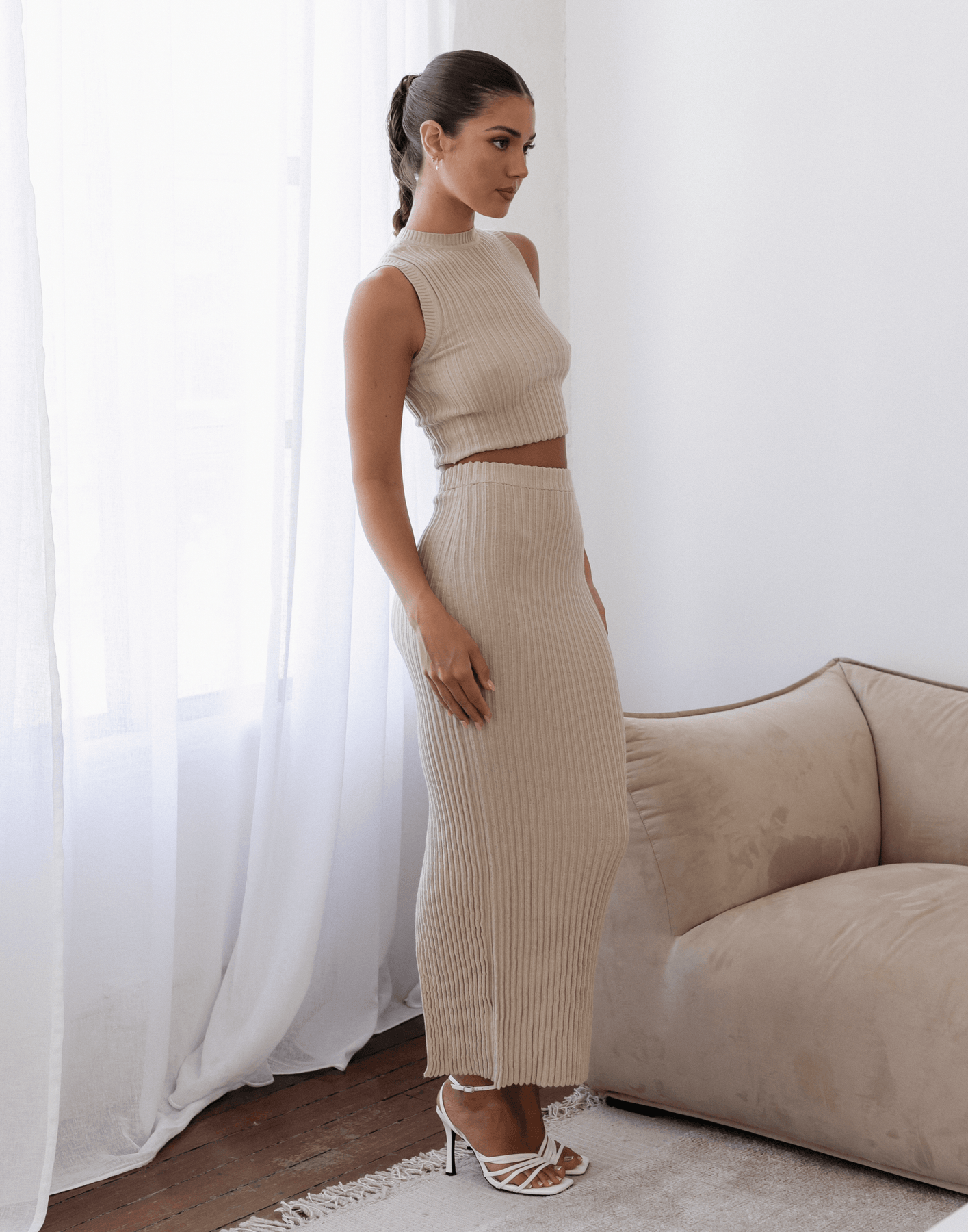 Kady Knit Top - Mocha